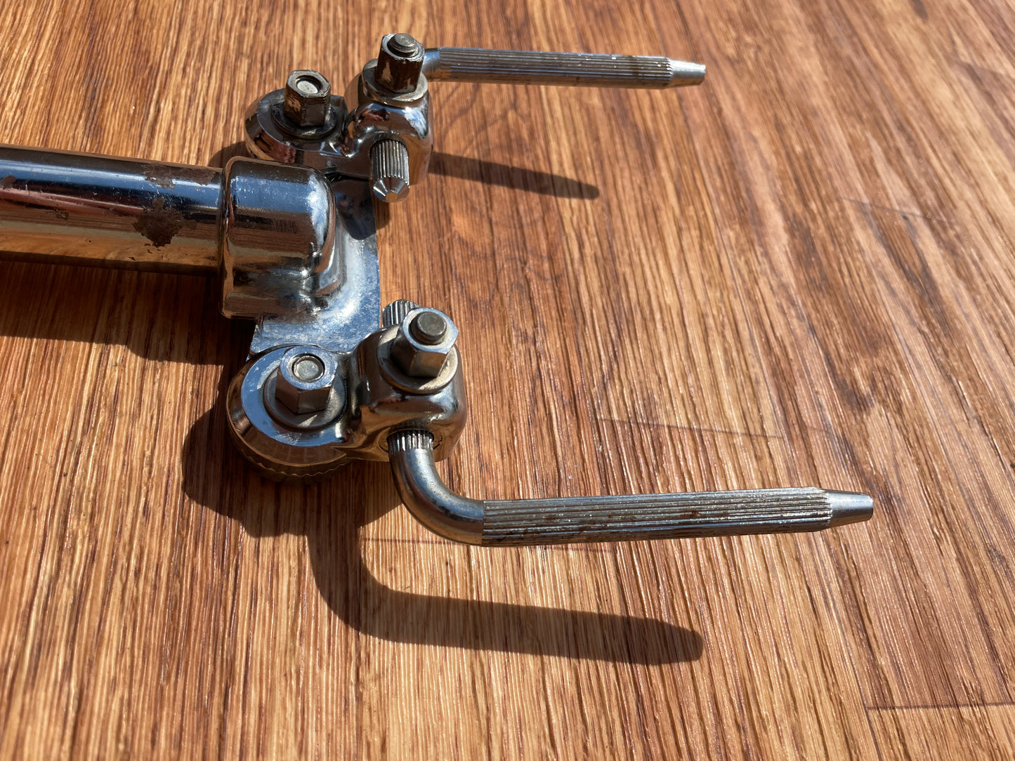 1970s Ludwig No. 781-2 Short Double Tom Post Holder Hollywood Big Beat