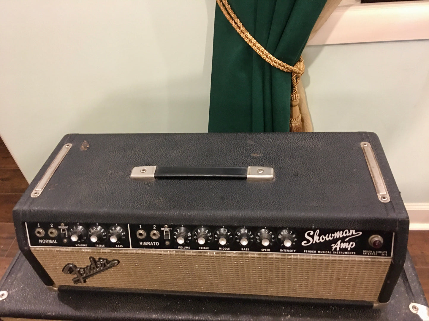 1966 Fender Blackface Showman Amp Head