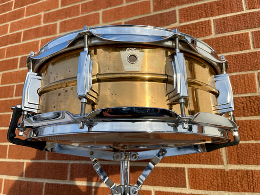 1990s Ludwig LB550 Bronze Supraphonic 5x14 Snare Drum