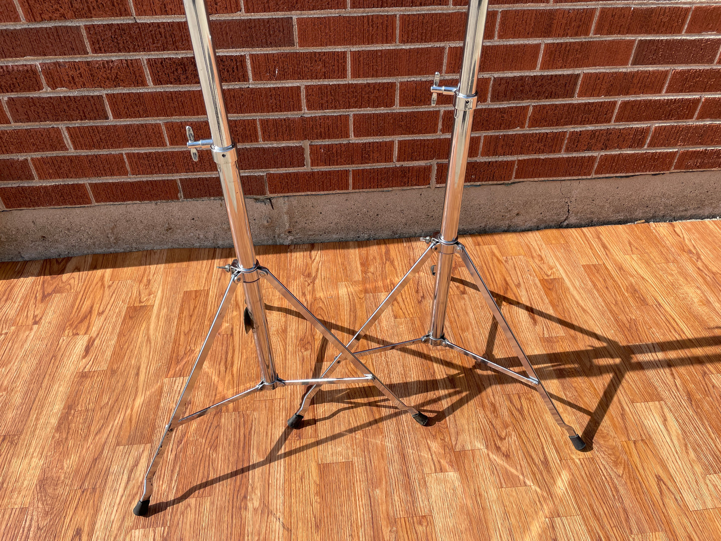 1970s Ludwig Atlas Straight Cymbal Stand Pair