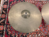 14" Zildjian A 1940s-50s Trans Stamp Hi-Hat Cymbal Pair 586g/762g #734