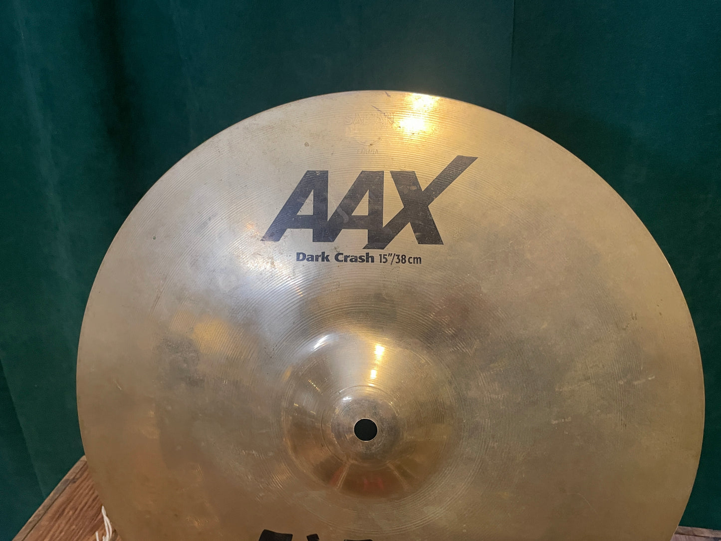 15" Sabian AAX Dark Crash Cymbal 890g