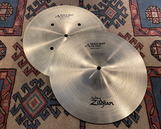 13" Zildjian A Quick Beat Hi-Hat Cymbal Pair 908g/1082g