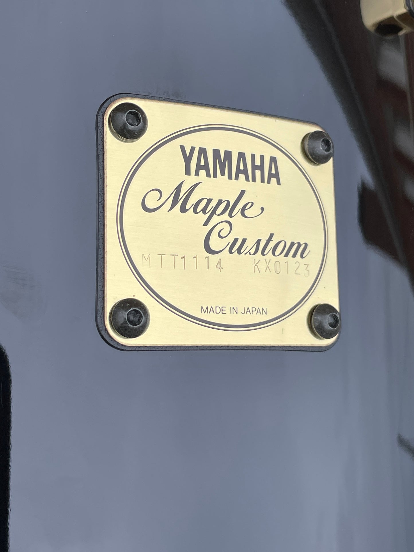Yamaha 12x14 Maple Custom Hanging Floor Tom Drum Solid Black