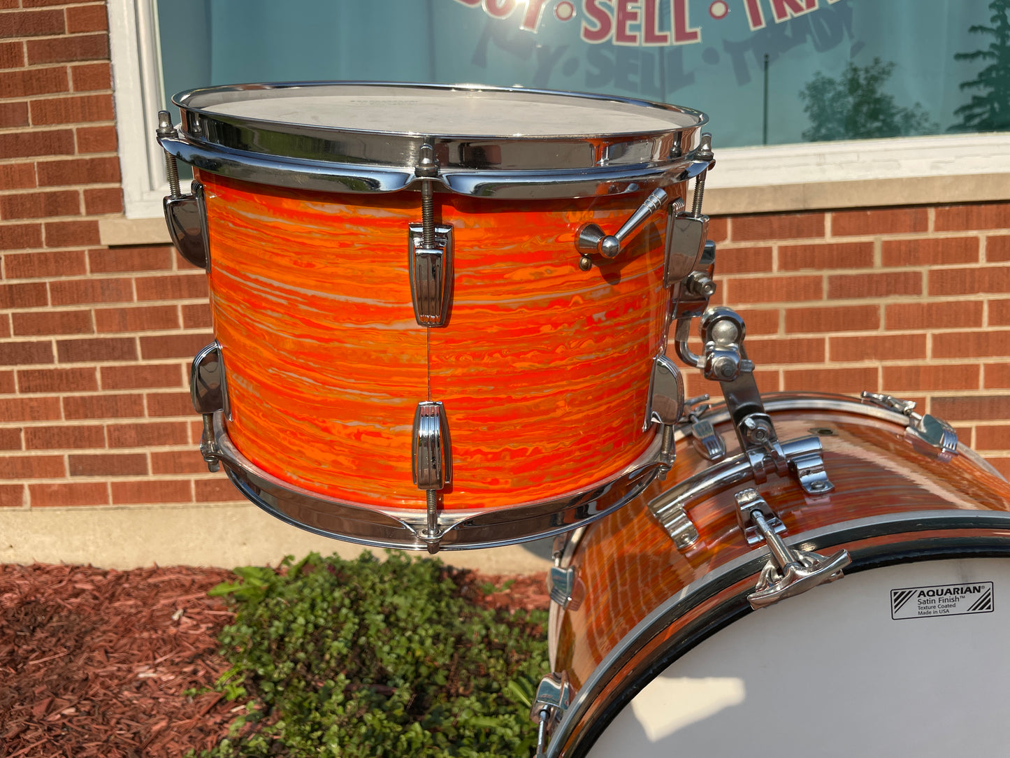 1967 Ludwig Mod Orange Drum Set 20/12/16