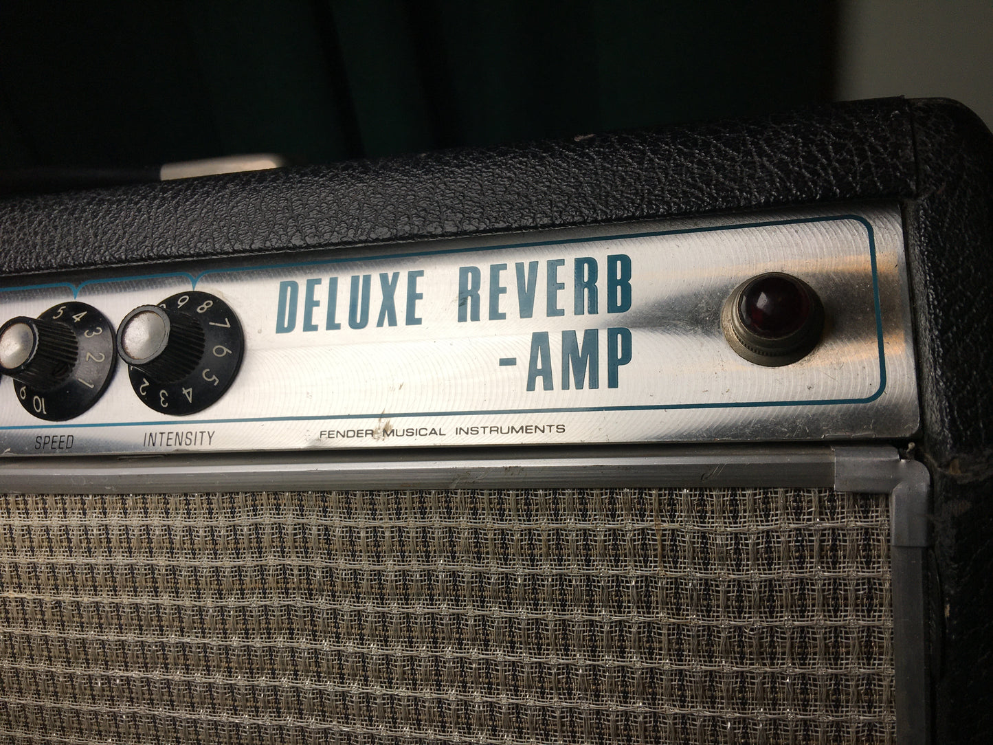 1969 Fender Deluxe Reverb Guitar Amplifier AB763