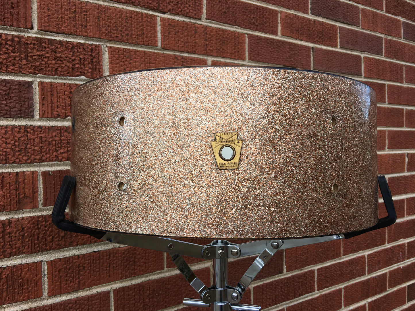 1966 Ludwig Pioneer Snare Drum Shell Champagne Sparkle