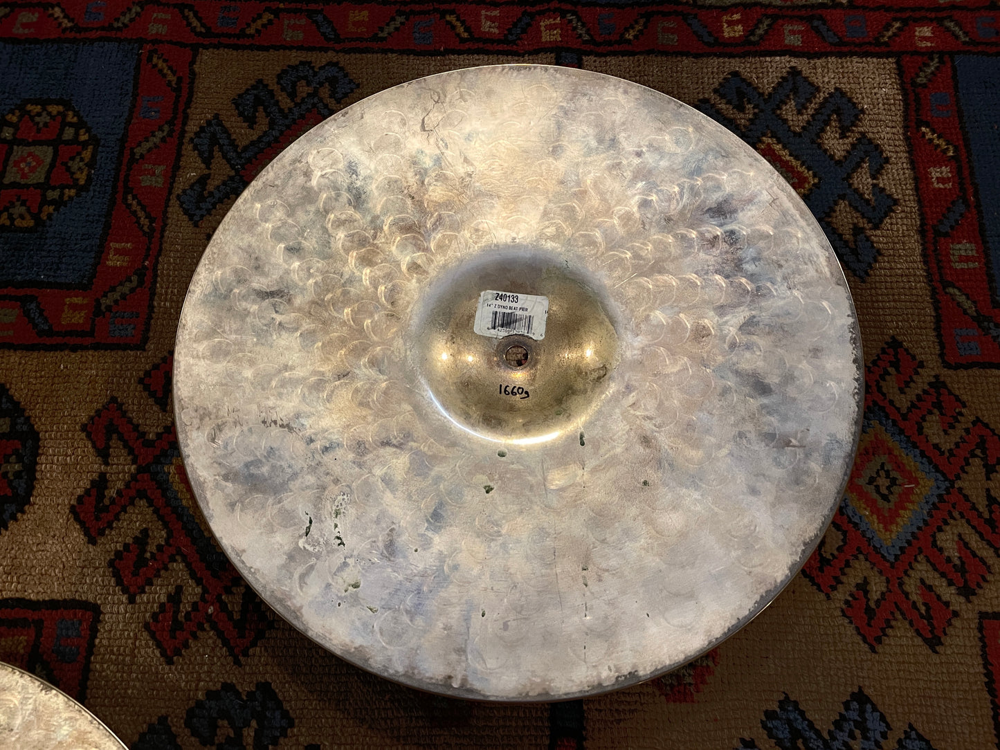 14" Zildjian Z Custom Dyno Beat Hi-Hat Cymbal Pair 1604g/1660g Z40133