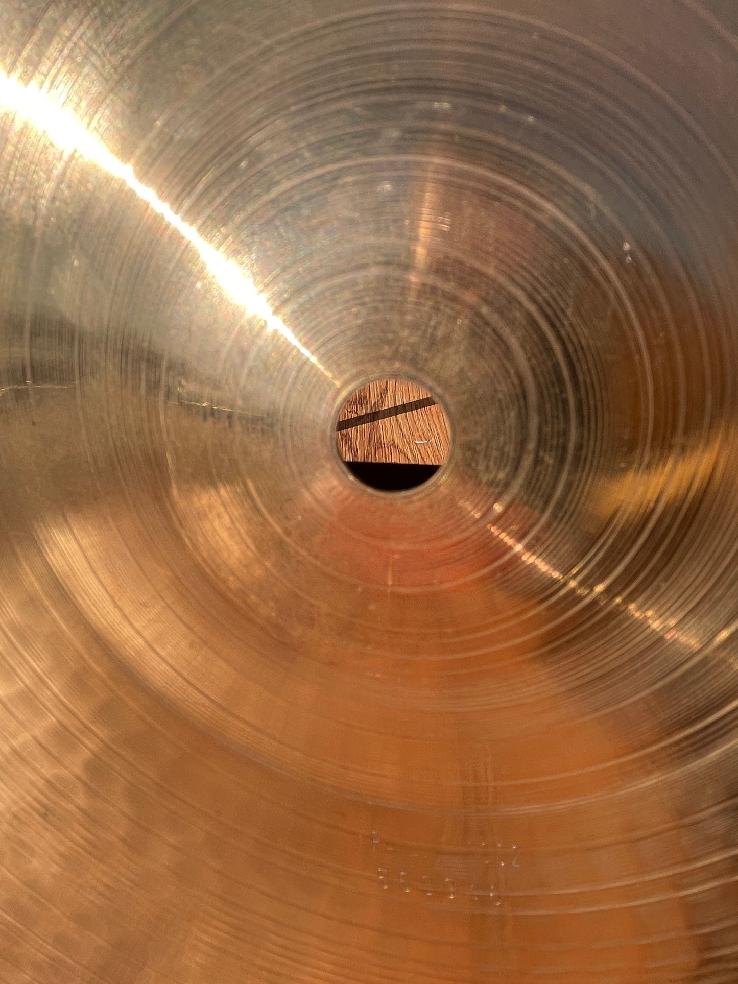 1985 18" Paiste 2002 Medium Crash Cymbal 1532g