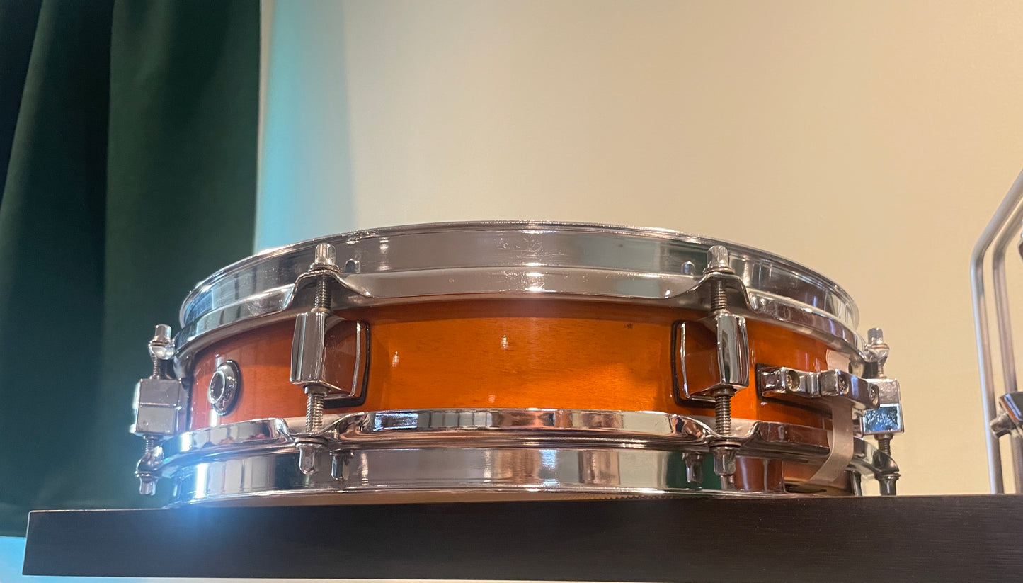 Pearl 3x13 Maple Shell Piccolo Snare Drum Amber *Video Demo*