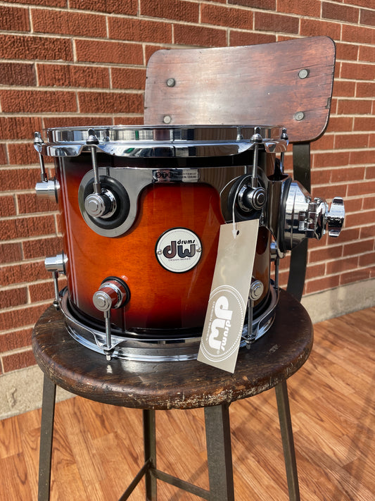 DW Design Series 8x10 Tom Drum Tobacco Burst Drum Workshop