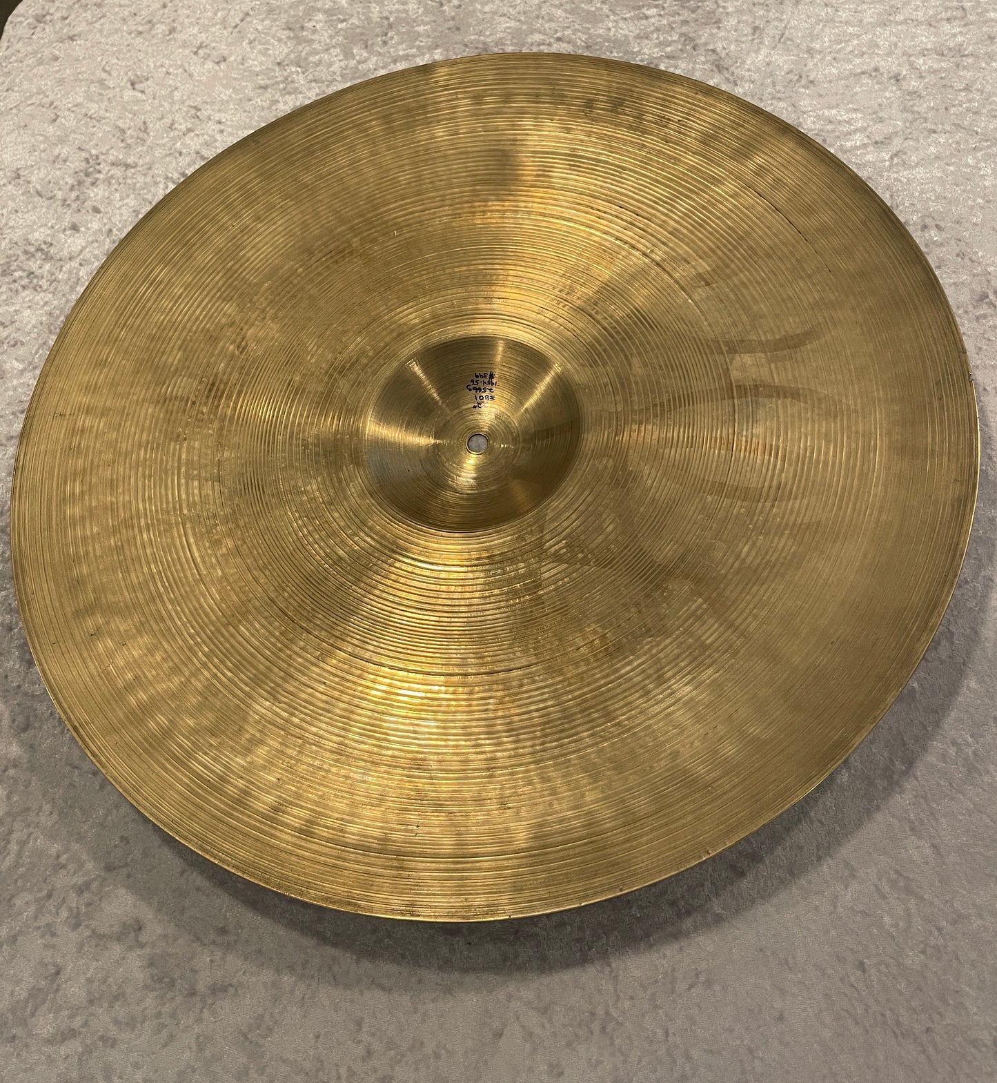 22" Zildjian A 1954-56 Large Block Stamp Ride Cymbal 2566g #801 *Video Demo*