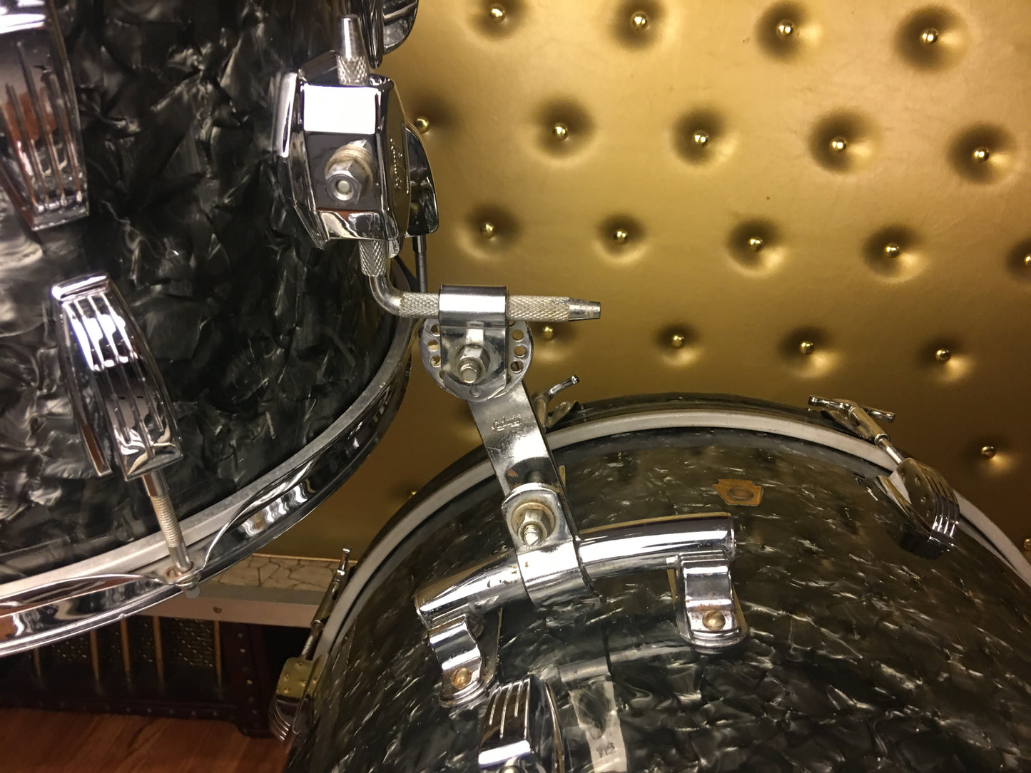 1966 Ludwig Classic Drum Set Black Diamond Pearl 20/13/16