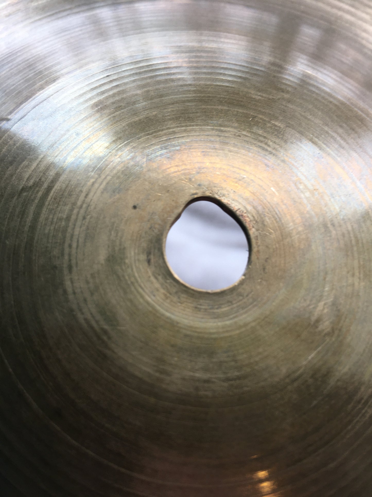 18" Zildjian A 1950s Large Stamp Crash Ride Cymbal w/ Rivets 1554g #556 *Sound File*