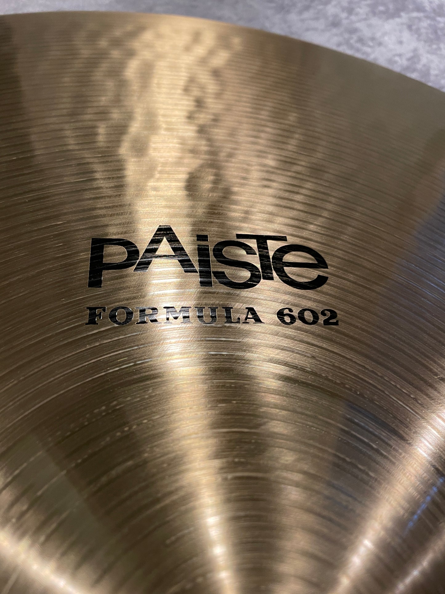 20" Paiste Formula 602 Thin Crash Cymbal 1893g