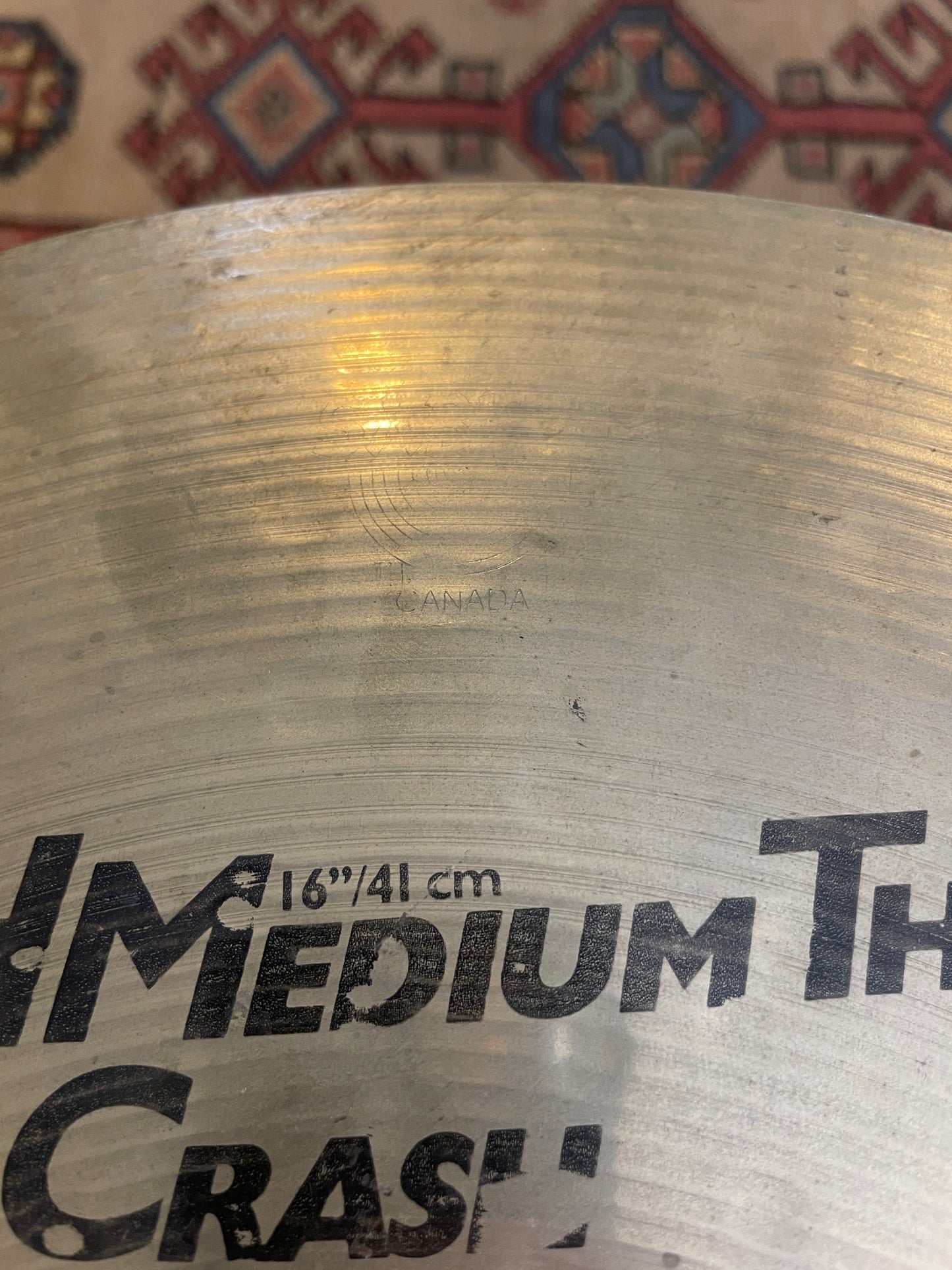 16" Sabian HH Medium Thin Crash Cymbal 1128g