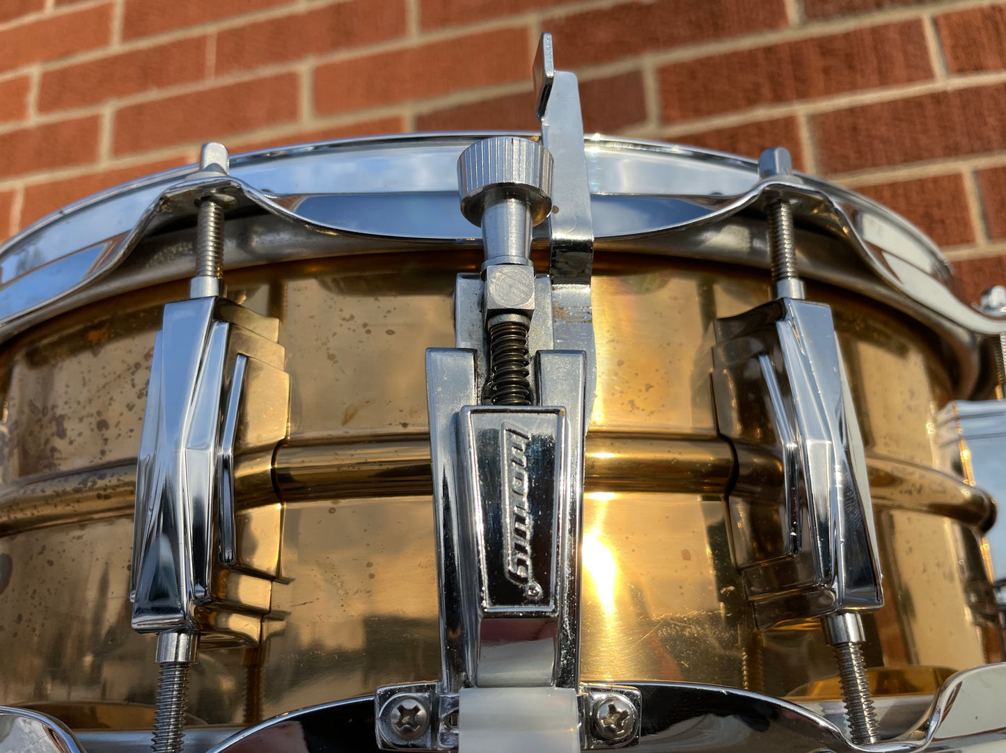1990s Ludwig LB550 Bronze Supraphonic 5x14 Snare Drum