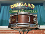 1920s Ludwig & Ludwig 5x14 Professional Model Solid Shell Mahogany Snare Drum