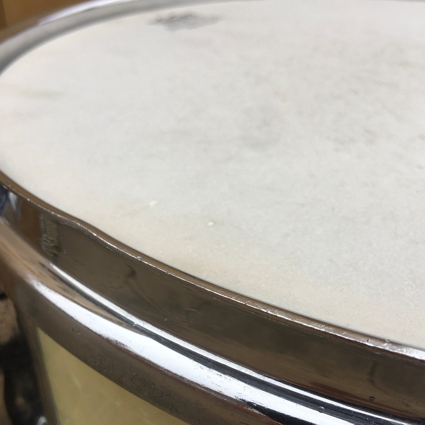1957 WFL Ludwig 5.5x14 Buddy Rich Super Classic Snare Drum White Marine Pearl