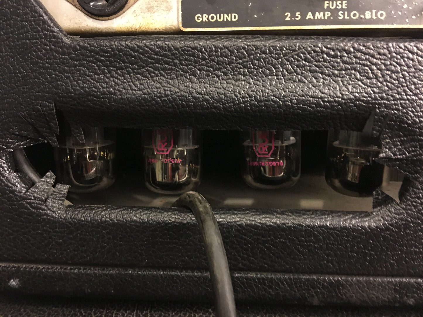 1966 Fender Blackface Showman Amp Head