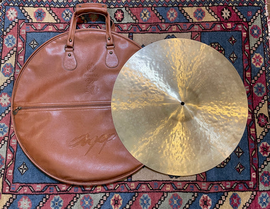 20" Istanbul Agop 30th Anniversary Ride Cymbal w/ Leather Cymbal Bag 1895g *Video Demo*