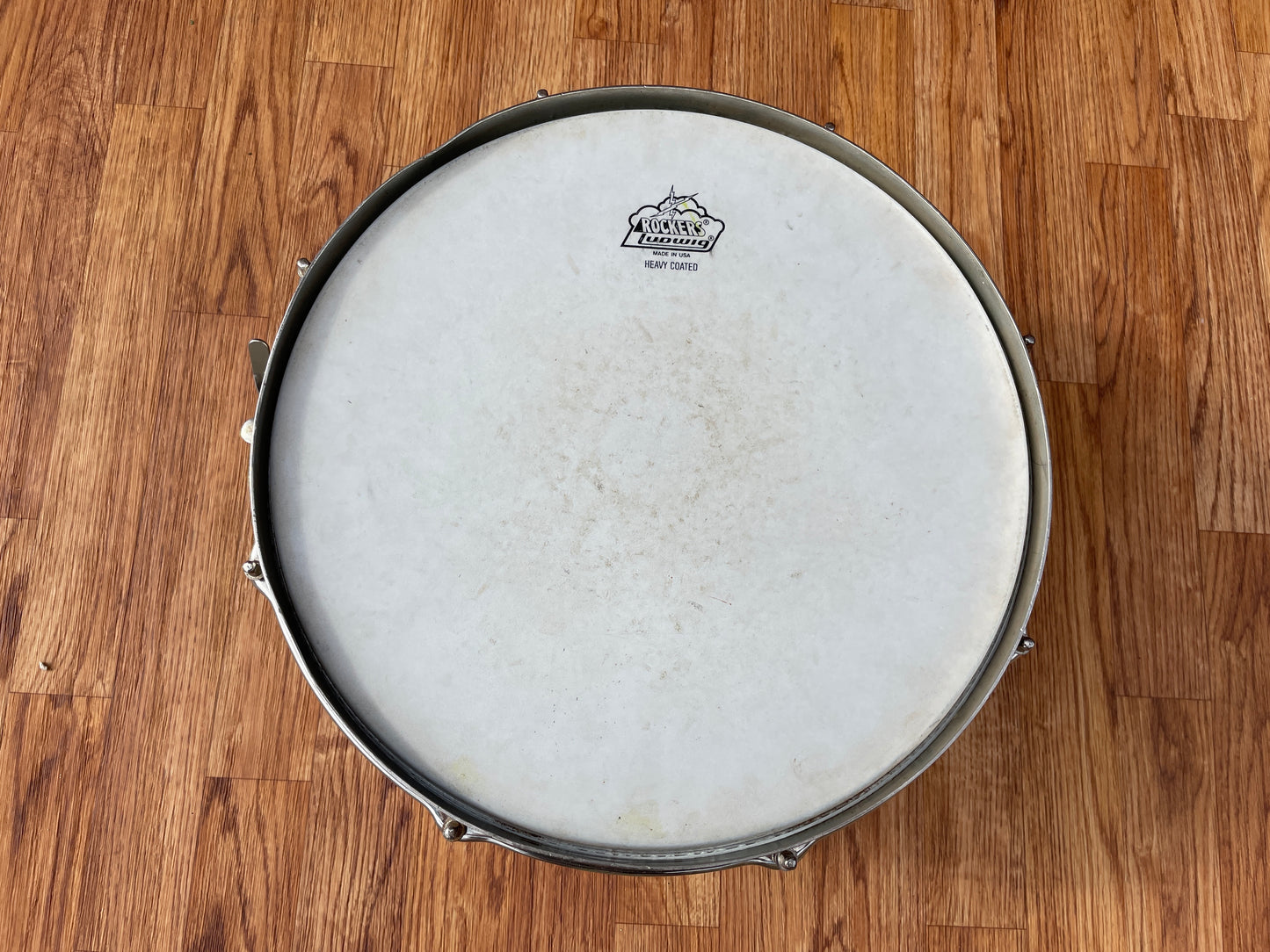 1948 Leedy 6.5x14 Broadway Standard Snare Drum Blue / Silver Duco