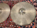 14" Zildjian A 1960s Hi-Hat Cymbal Pair 1126g/1462g #733