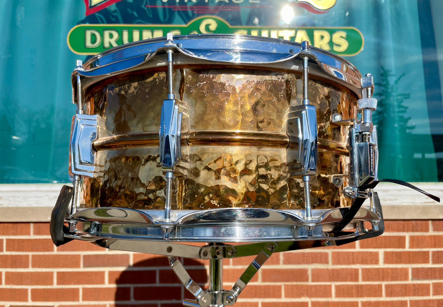 Ludwig 6.5x14 Hammered Bronze Phonic Snare Drum