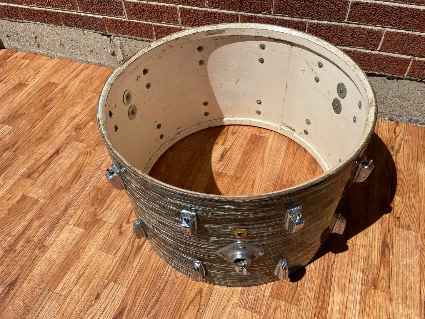 Ludwig 14x22 Hollywood Bass Drum Oyster Black Pearl