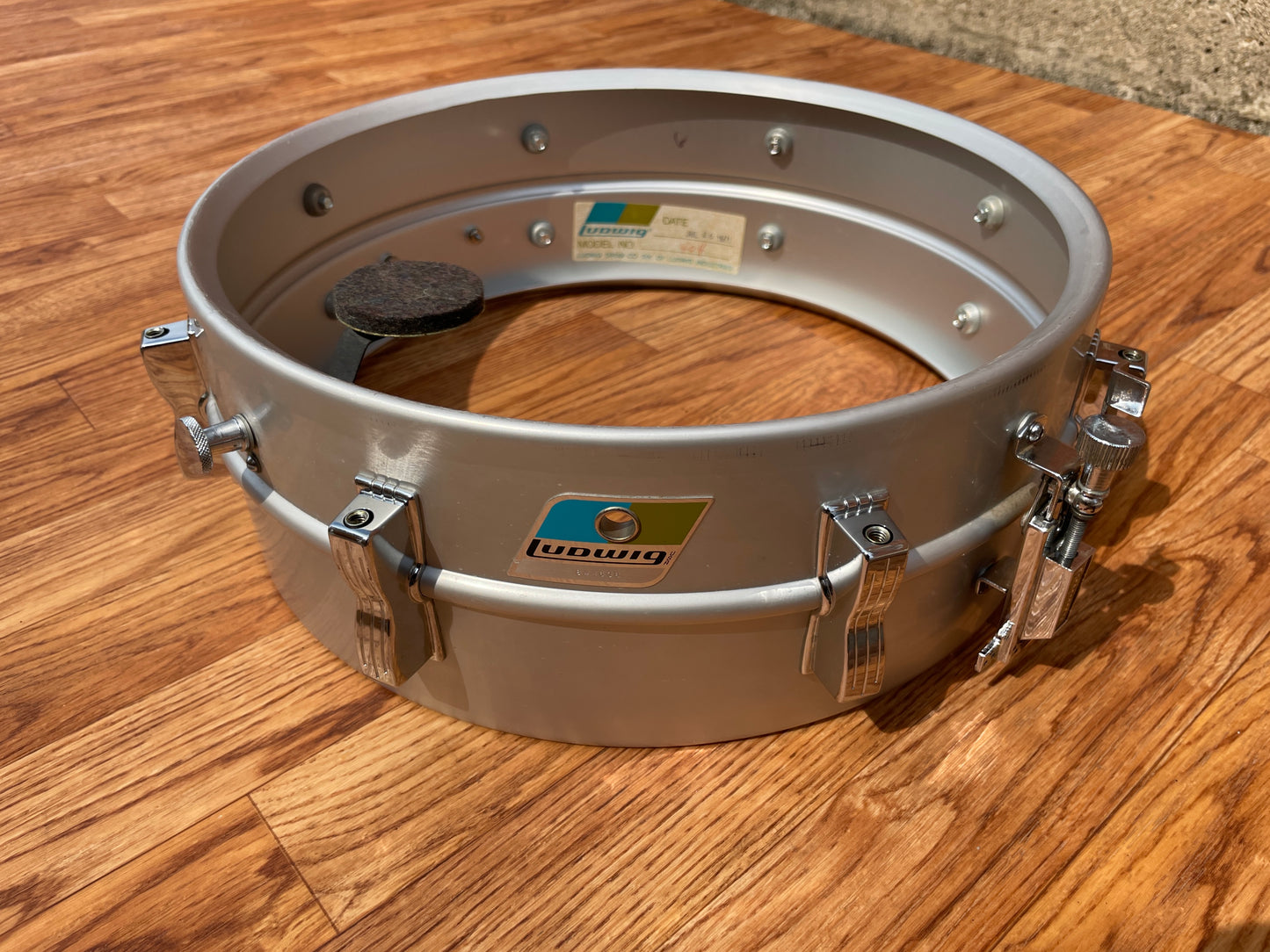 1971 Ludwig Acrolite 5x14 Snare Drum #844XXX