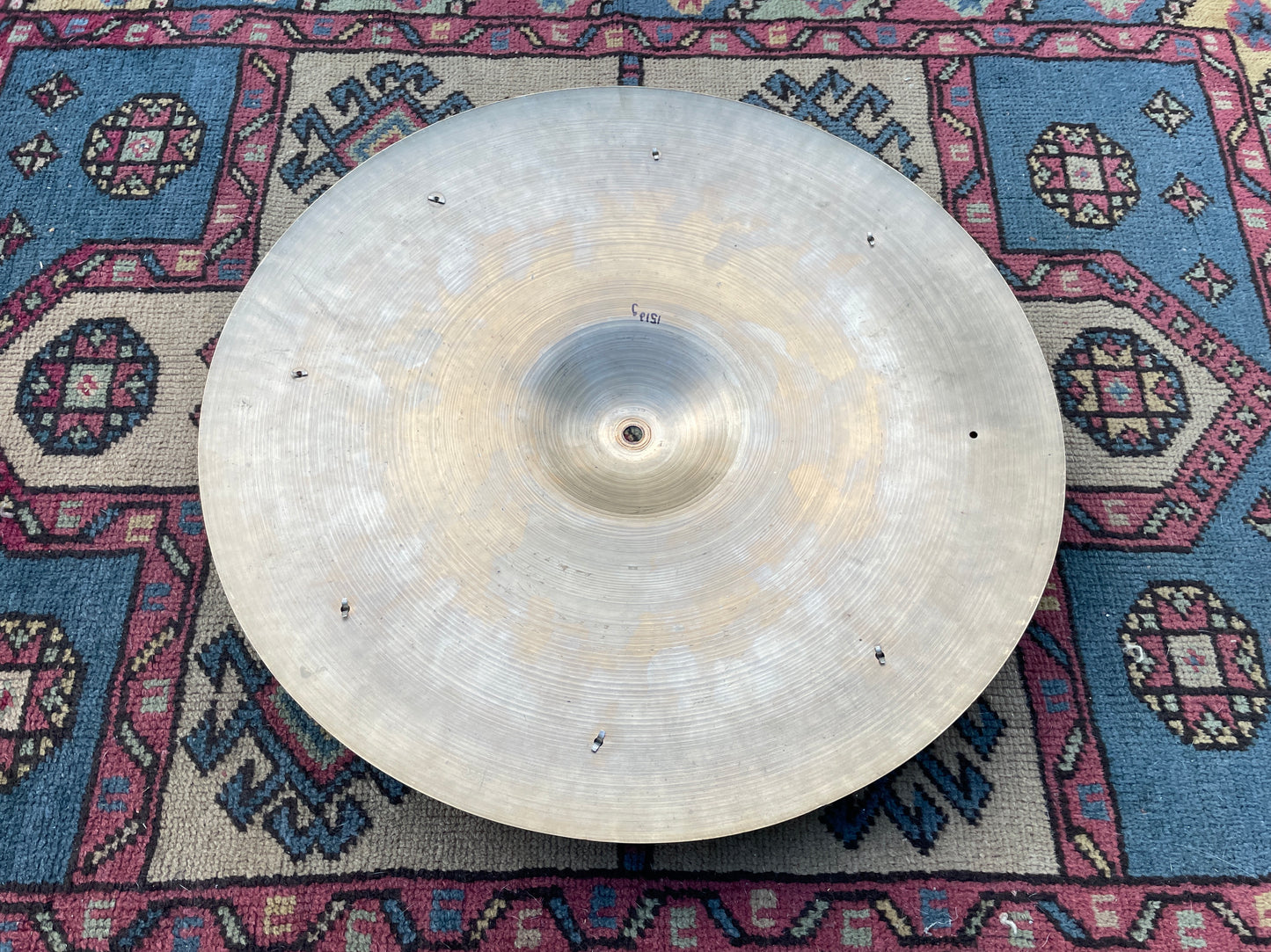 18" Zildjian A Trans Stamp Crash Ride Sizzle Cymbal 1512g #821 *Video Demo*