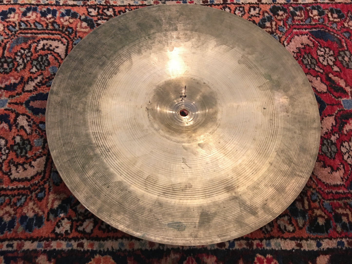 16" Zildjian A 1960s Crash Cymbal 898g #537 *Sound File*