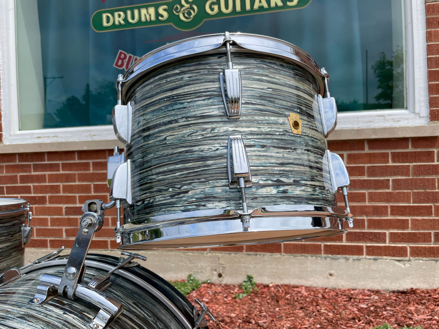 1968 Ludwig Super Classic Drum Set Oyster Blue Pearl 22/13/16