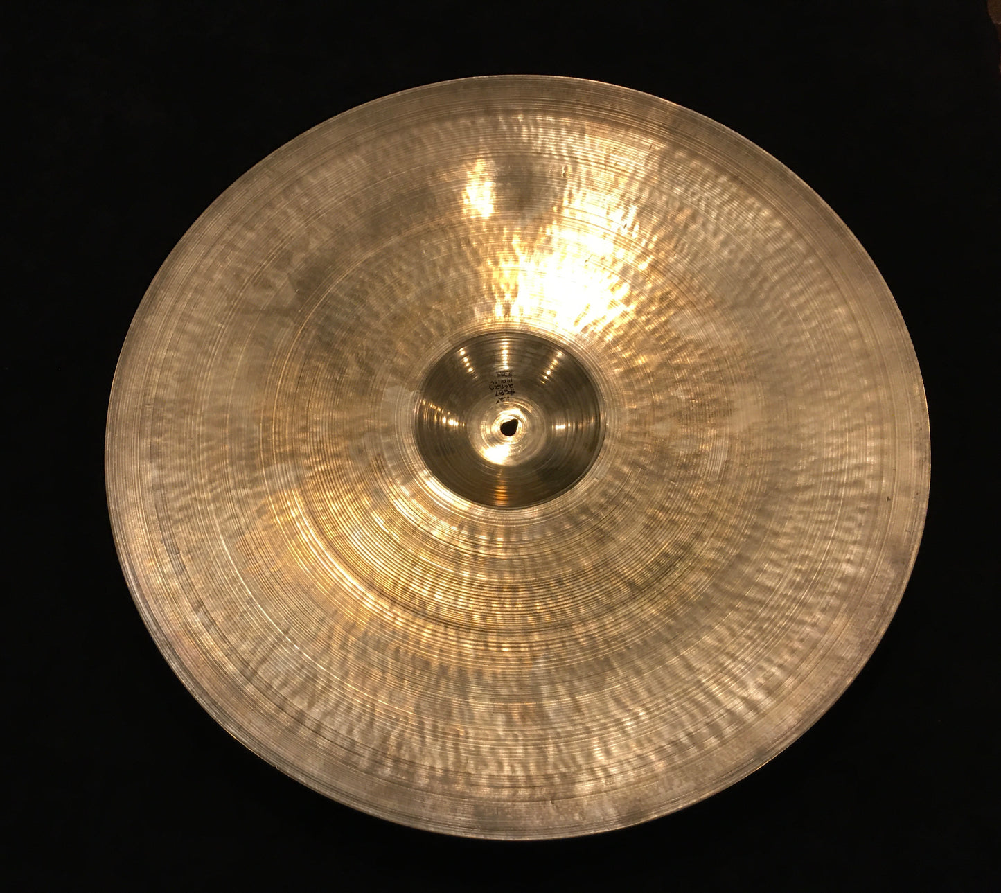 22" Zildjian A 1950s Large Block Stamp Ride Cymbal 2682g #687 *Video Demo*