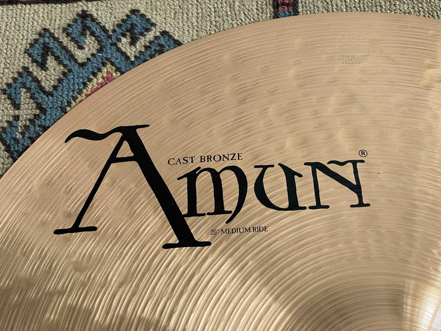N.O.S. 20" Meinl Amun Medium Ride Cymbal A20MR 2396g
