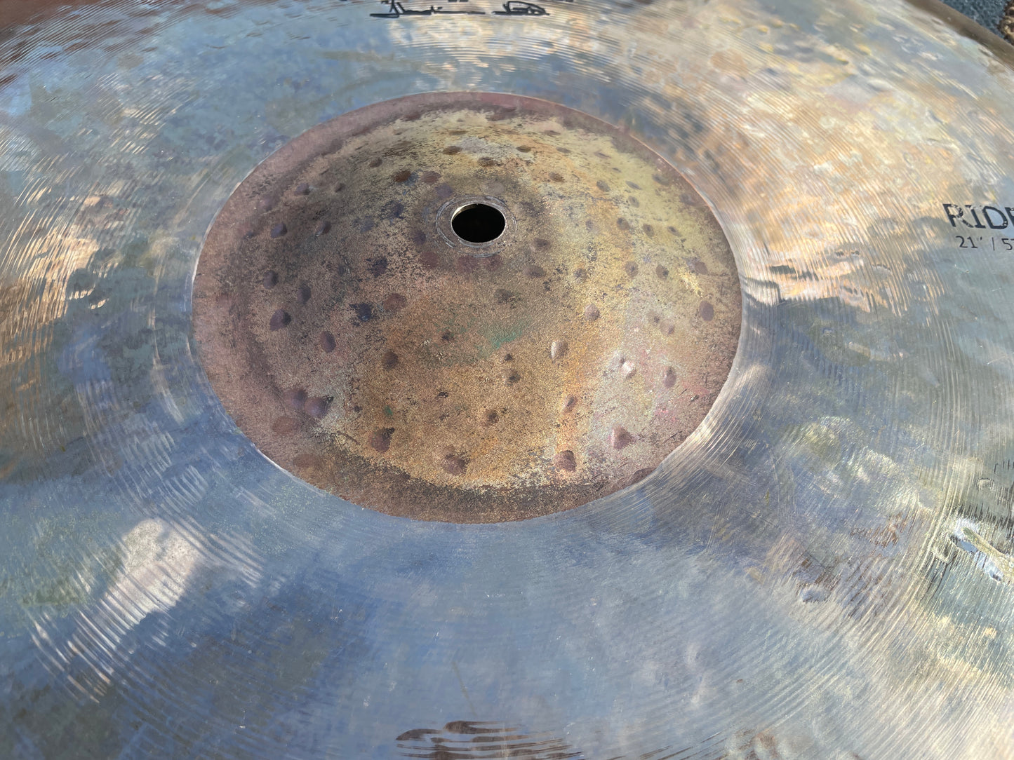 21" Diril Raw Bell Ride Cymbal 3182g