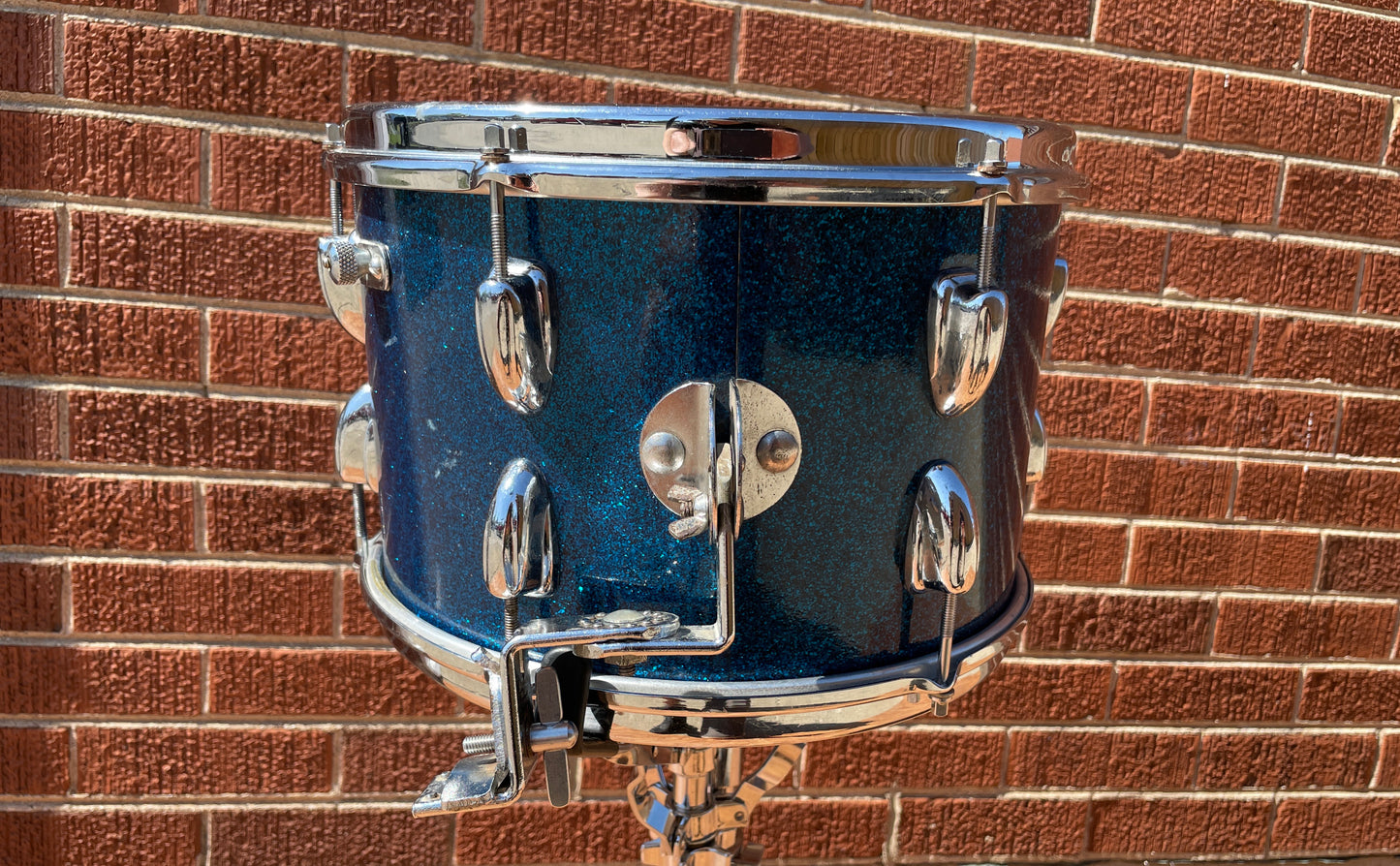 1956-59 Slingerland 2-N Jobbing Outfit Drum Set Blue Sparkle 20/12
