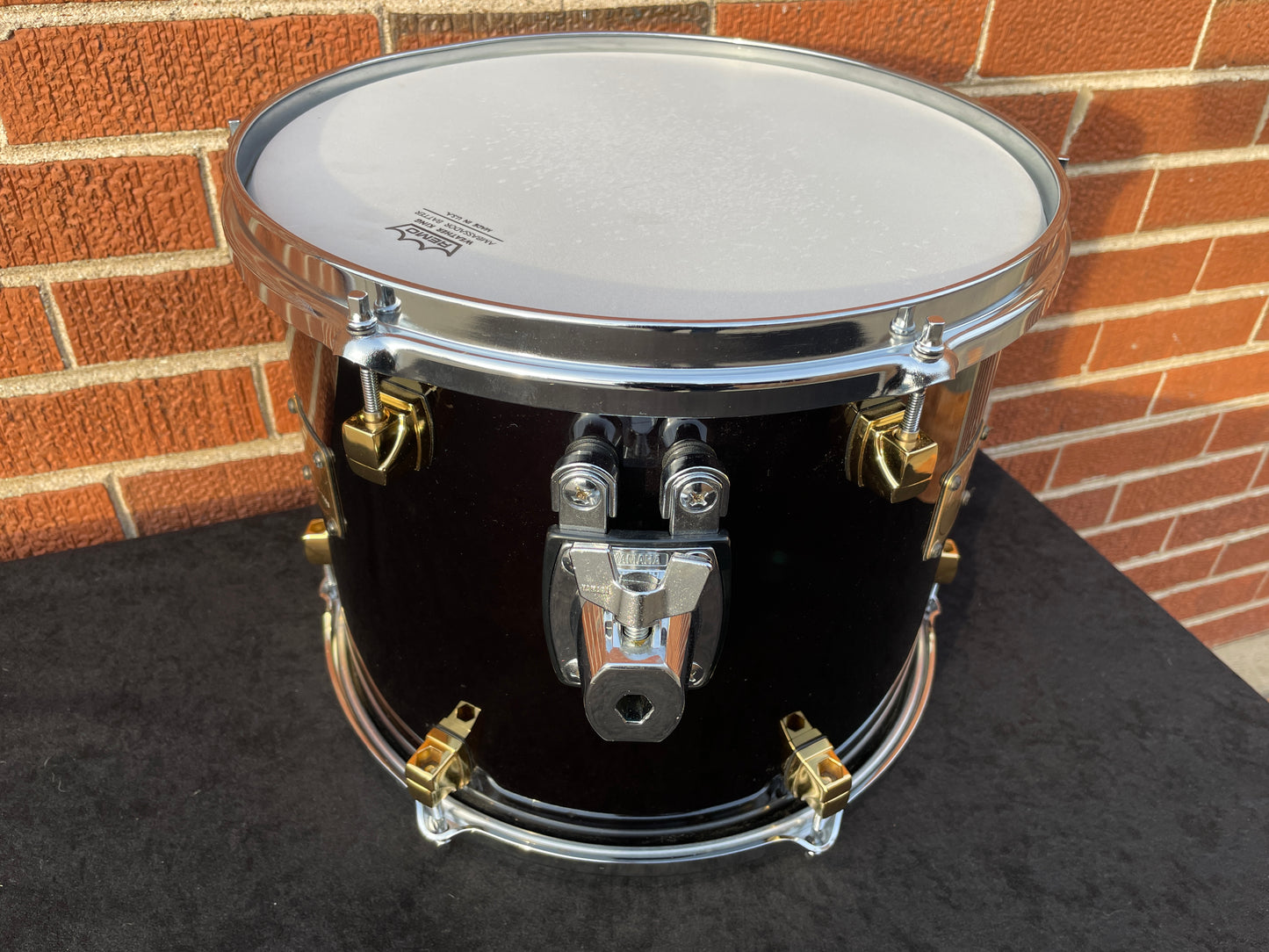 Yamaha 11x13 Maple Custom Hanging Tom Drum Solid Black