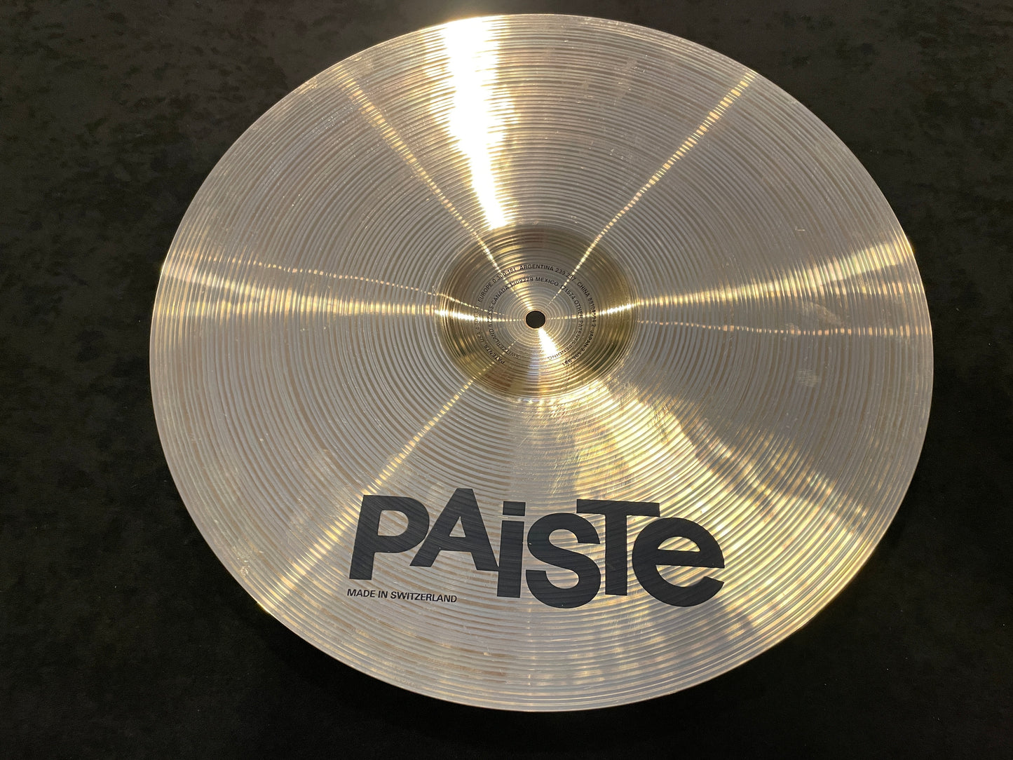 18" Paiste Signature Fast Crash Cymbal 1296g