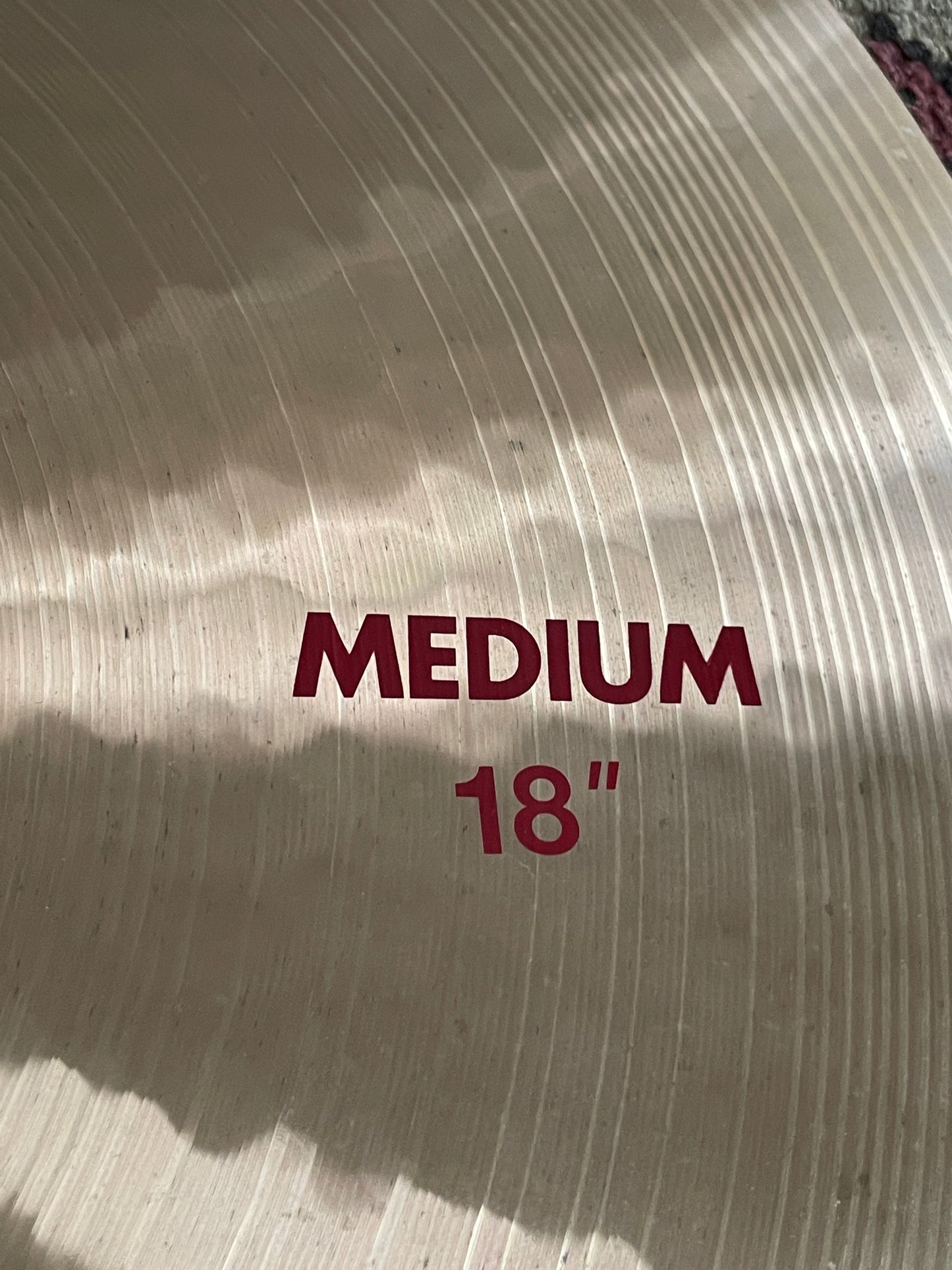 18" Paiste 2002 Medium Crash Cymbal 1552g