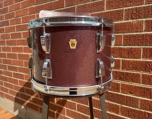 1969 Ludwig 9x13 Tom Drum Burgundy Sparkle