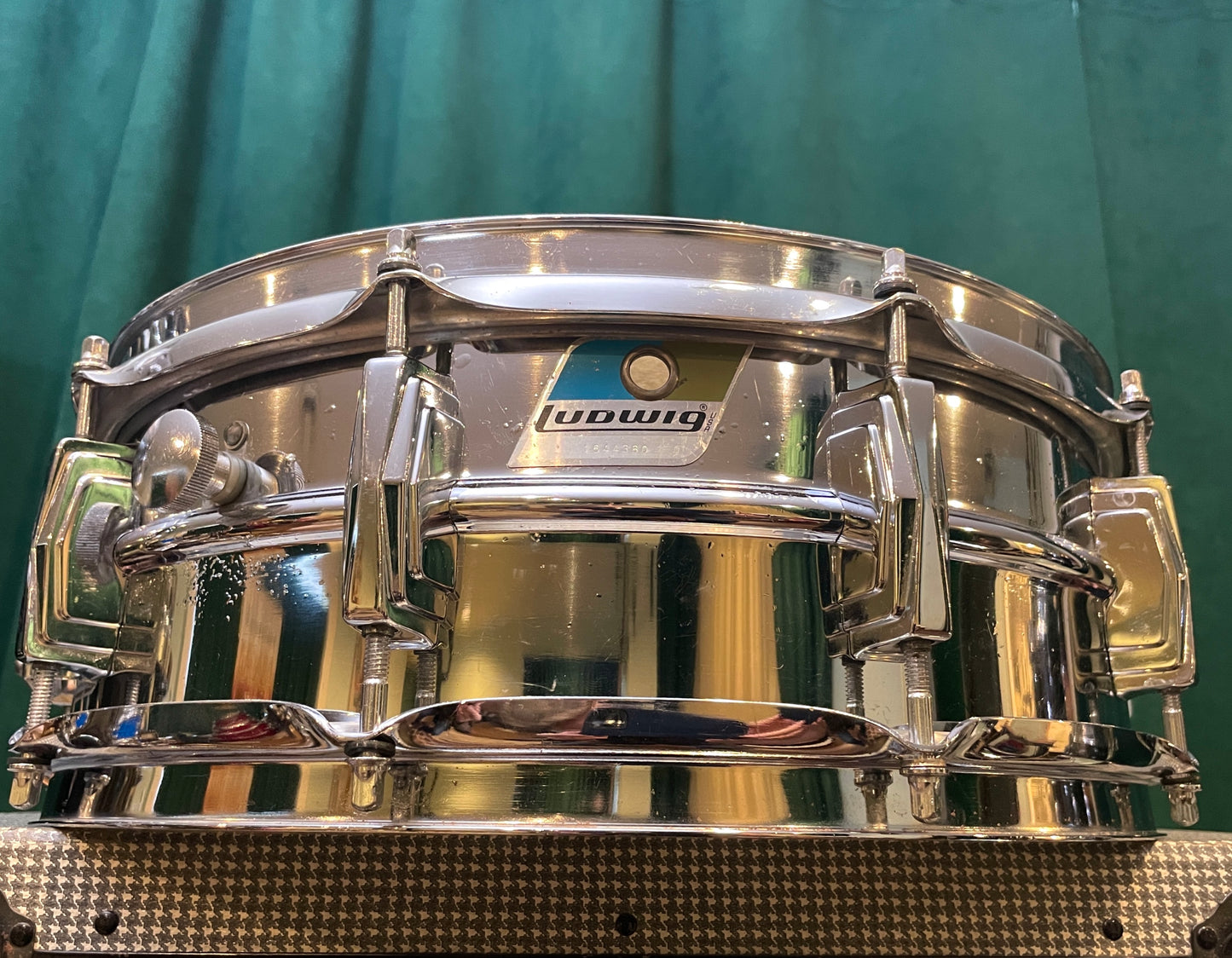 1970s Ludwig LM400 5x14 Supraphonic Snare Drum