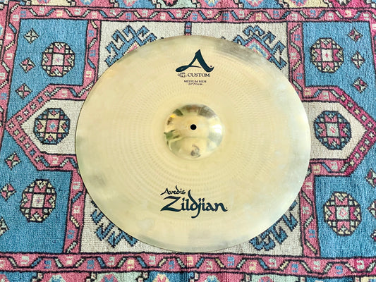 20" Zildjian A Custom Medium Ride Cymbal 2654g A20519