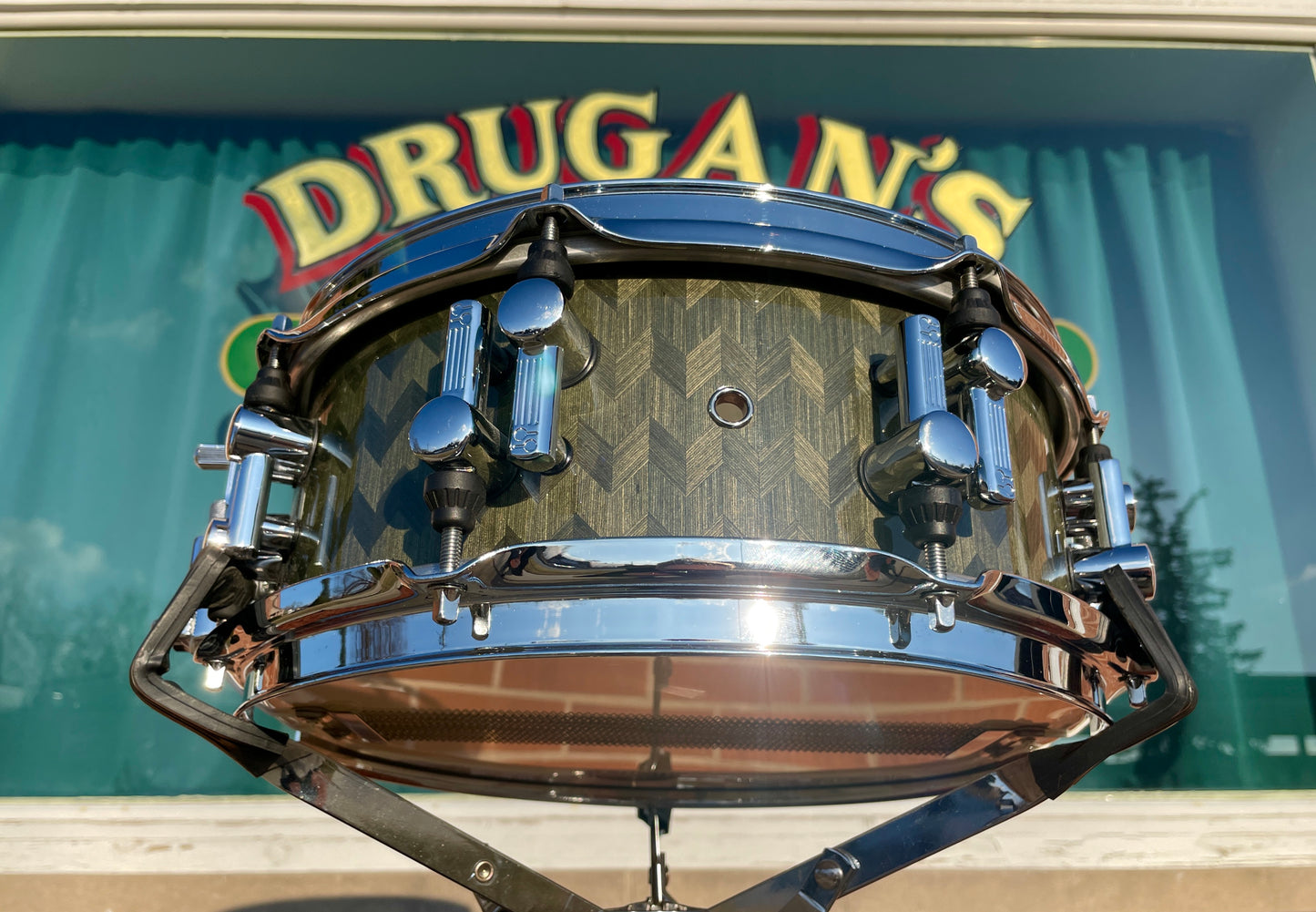 Sonor 5x12 Artist Series Snare Drum Green 12-Ply Birch