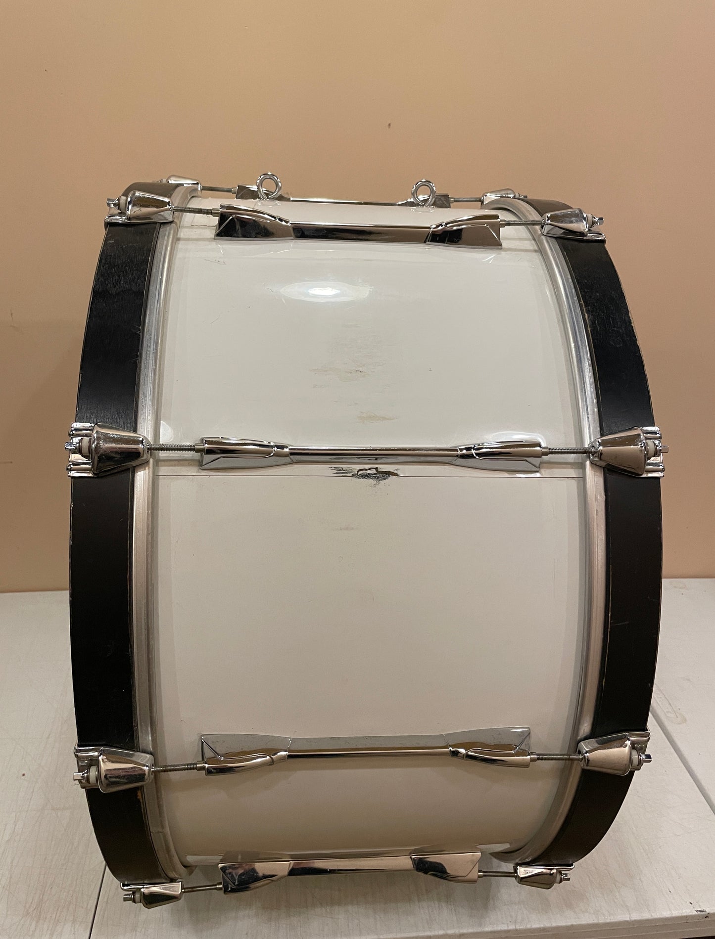 Yamaha 14x28 Power-Lite Marching Bass Drum White - MIJ