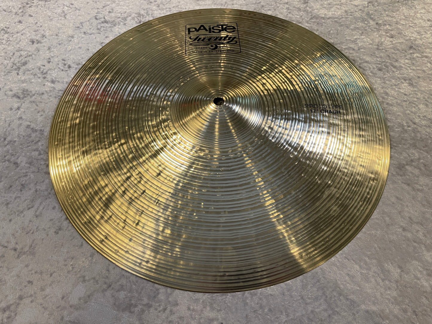 17" Paiste Twenty Series Prototype Crash Cymbal 1377g