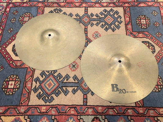 14" Sabian B20 Hi-Hat Cymbal Pair Made In Italy 914g/1204g