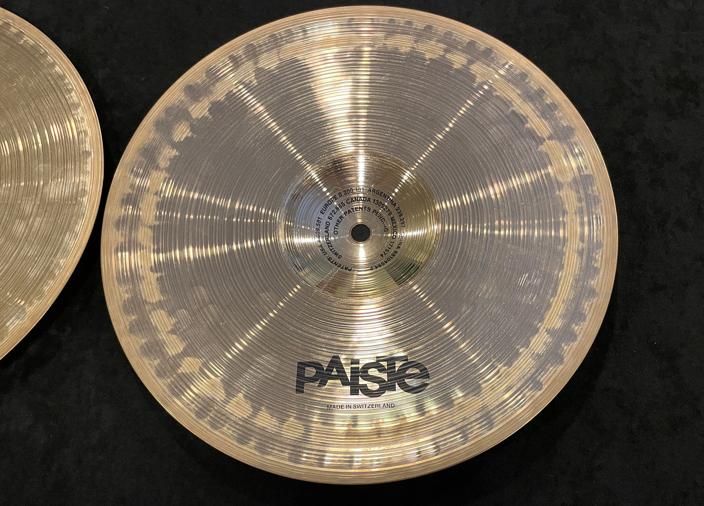 12" Paiste Sound Formula Micro Hats Hi-Hat Cymbal Pair 674g/910g - Rare!!!