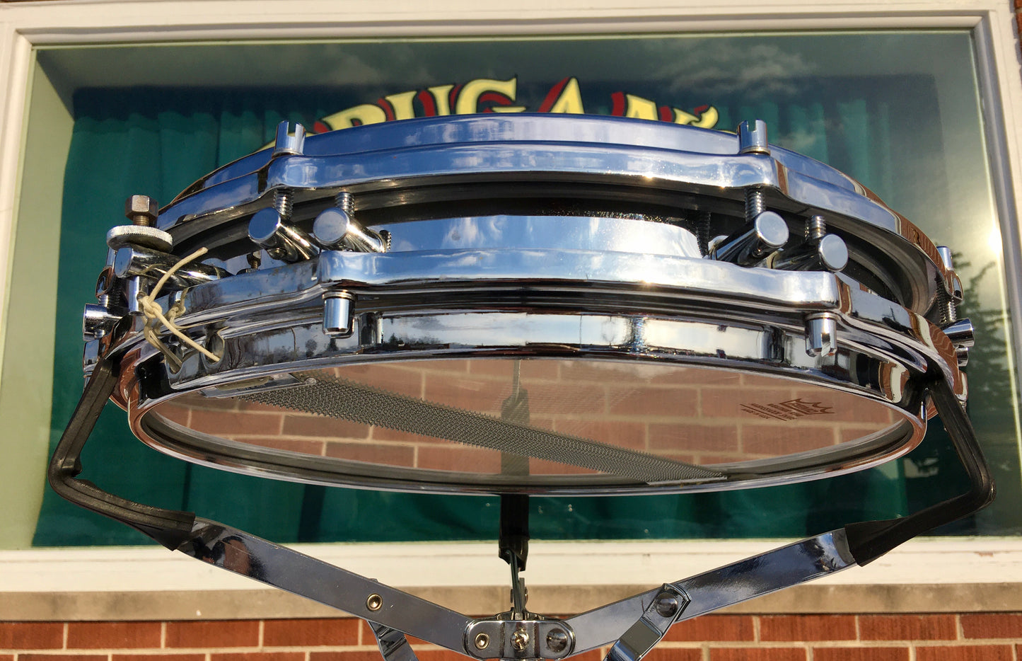 1960s Sonor 2.5x14 Model D420 Pancake Snare Drum Chrome