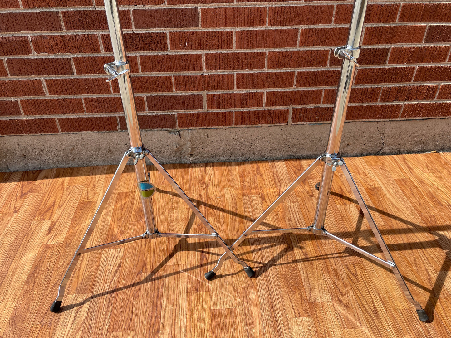 1970s Ludwig Atlas Straight Cymbal Stand Pair
